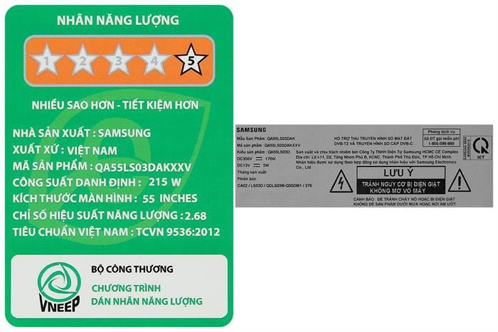 Smart Tivi Khung Tranh The Frame QLED Samsung 4K 55 Inch QA55LS03D